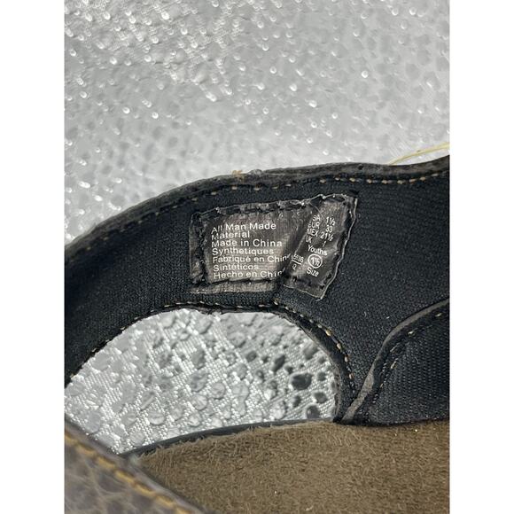 NWT Smart Fit Skid Resistant Brown Faux Leather Caged Sandals Youth Size 1.5 - Picture 8 of 8